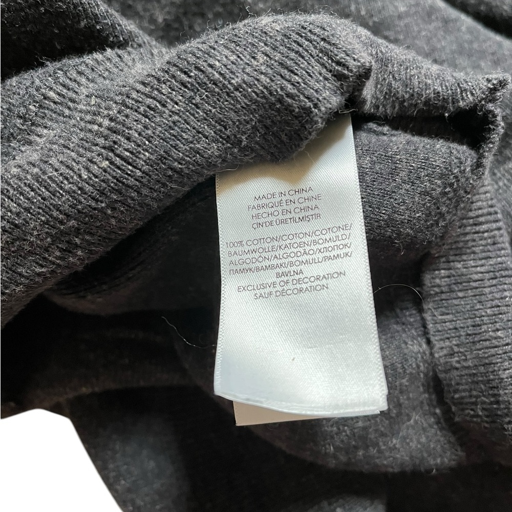 Polo By Ralph Lauren Sweater Men's 3XLT Dark Gray/Black Pullover Long Sleeve✅ - Picture 5 of 5